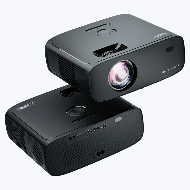 ZEBRONICS PROJECTOR 4K Support 10000 Lumens HDMI | USB | WiFi (PixaPlay 55) view 2